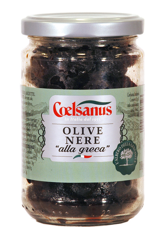 Olives noires à la grecque